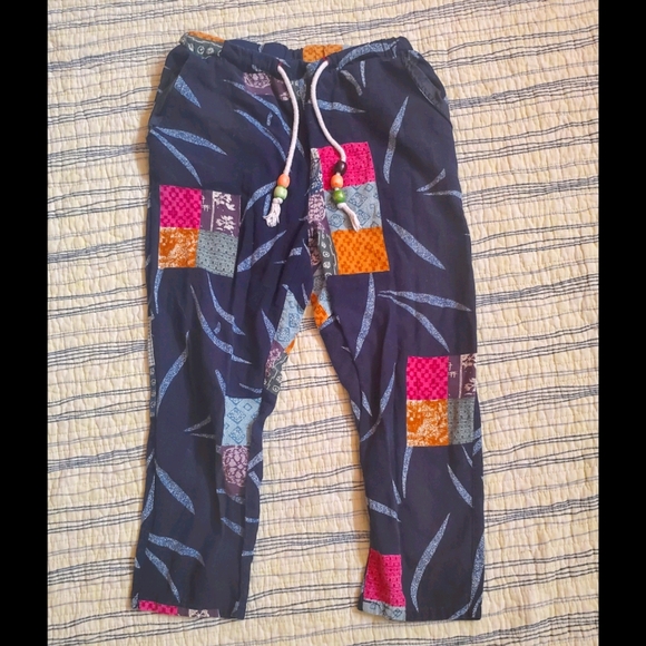 funky cut off pants from thailand - Picture 1 of 2